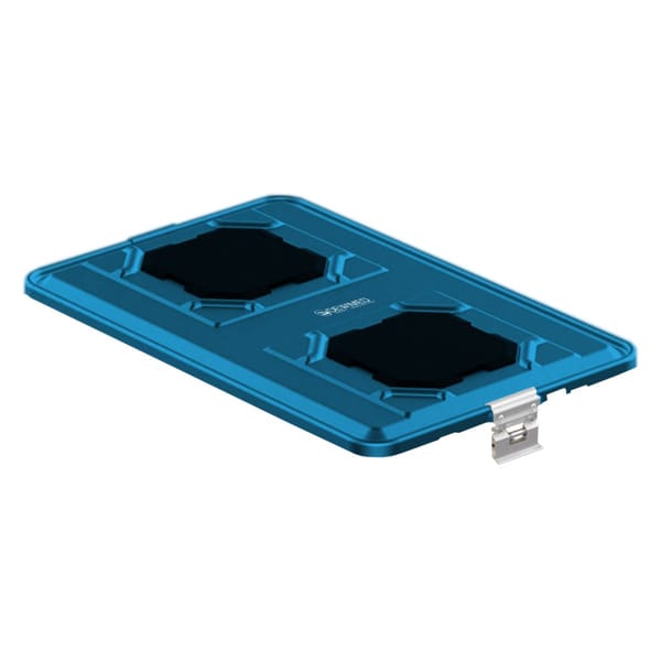 container lid blue, 583 x 370 mm extra large b3 barrier model with ptfe system 88.832.90P