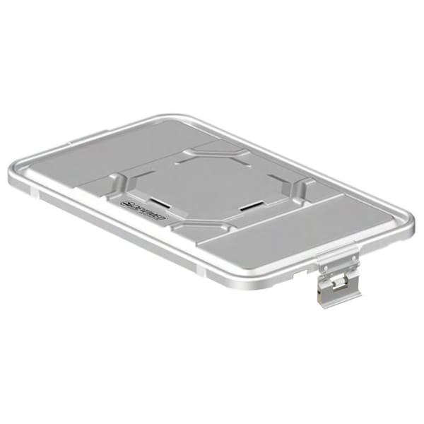 container lid grey, 460 x 285 mm 3 / 4 b3 barrier model with aluminium biostop system 88.834.00BA