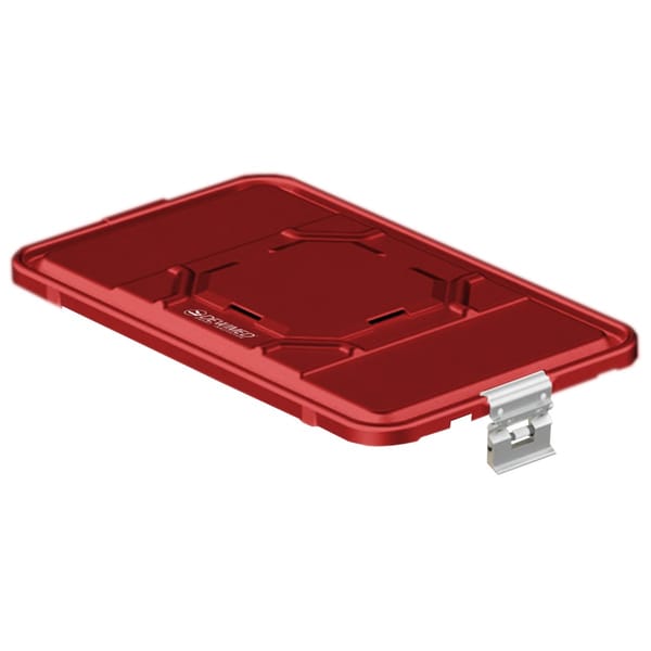 container lid red, 460 x 285 mm 3 / 4 b3 barrier model with aluminium biostop system 88.834.40BA