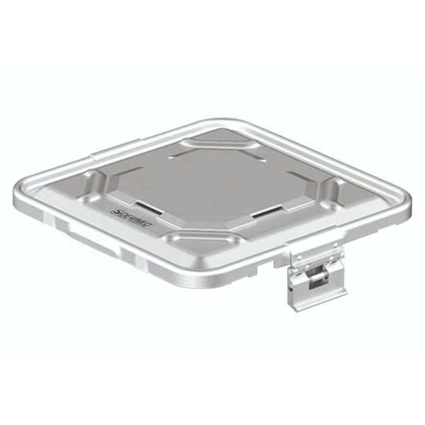 container lid grey, 295 x 280 mm 1 / 2 b3 barrier model with aluminium biostop system 88.863.00BA