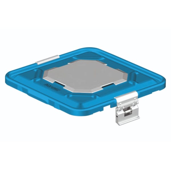 container lid blue, 295 x 280 mm 1 / 2 b3 barrier model with valve system 88.863.30V
