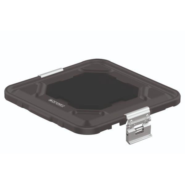 container lid black, 295 x 280 mm 1 / 2 b3 barrier model with ptfe system 88.863.50P