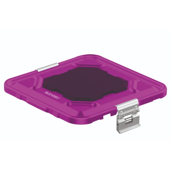 container lid purple, 295 x 280 mm 1 / 2 b3 barrier model with ppsu biostop system 88.863.60B