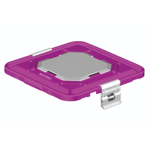 container lid purple, 295 x 280 mm 1 / 2 b3 barrier model with valve system 88.863.60V