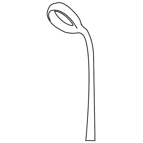 HARDY, Kuerette, 24 cm Ø 3 mm bajonettförmig scharf 40.852.03