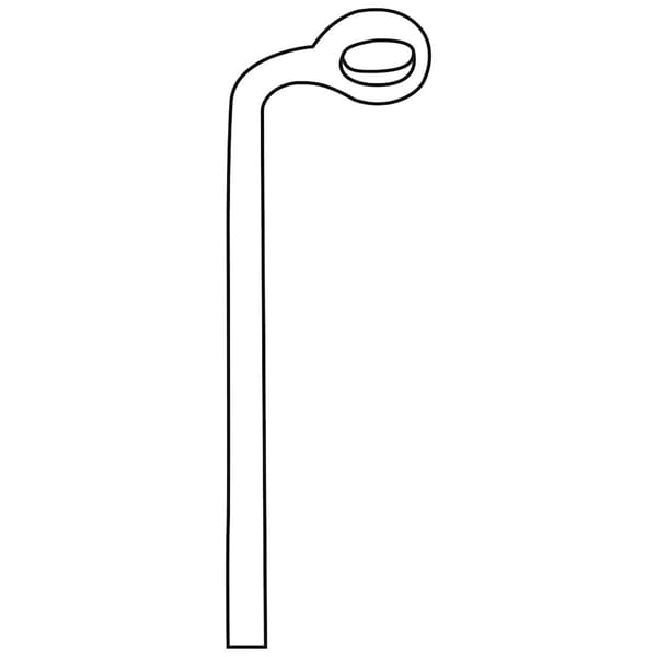 HARDY, Kuerette, 24 cm Ø 5 mm bajonettförmig scharf 40.853.05