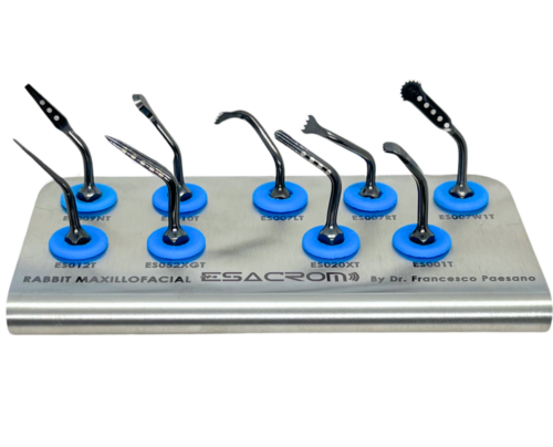 Kit per Chirurgia Maxillo-Facciale Mini-Invasiva su Conigli – Esacrom S.r.l., Surgery and Implantology Motors