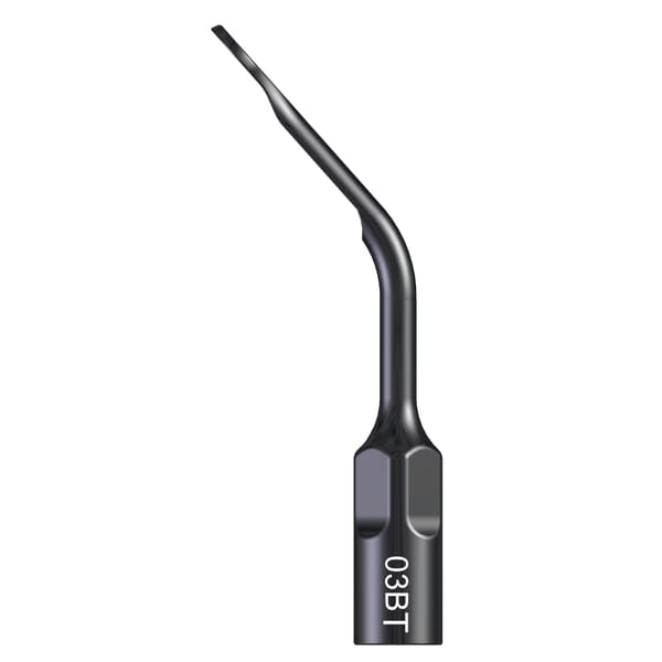 Slightly bent round chisel
