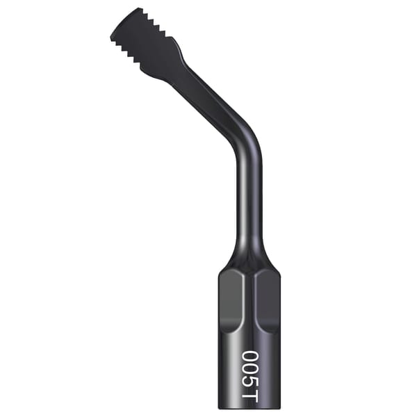 Flat chisel serrated on the sides