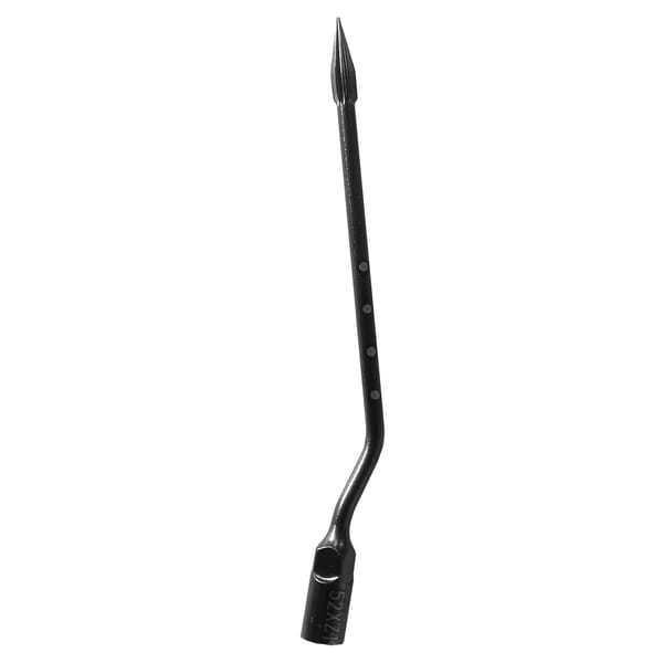 Long conical micro-sharpened tip