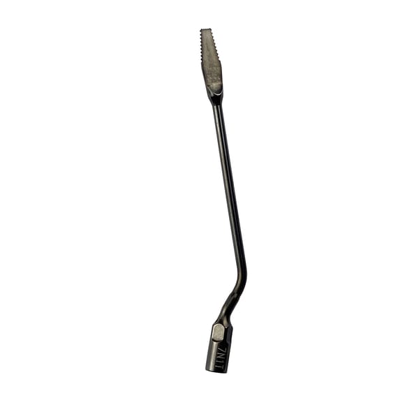Sega lunga trapezoidale dentata su tre lati