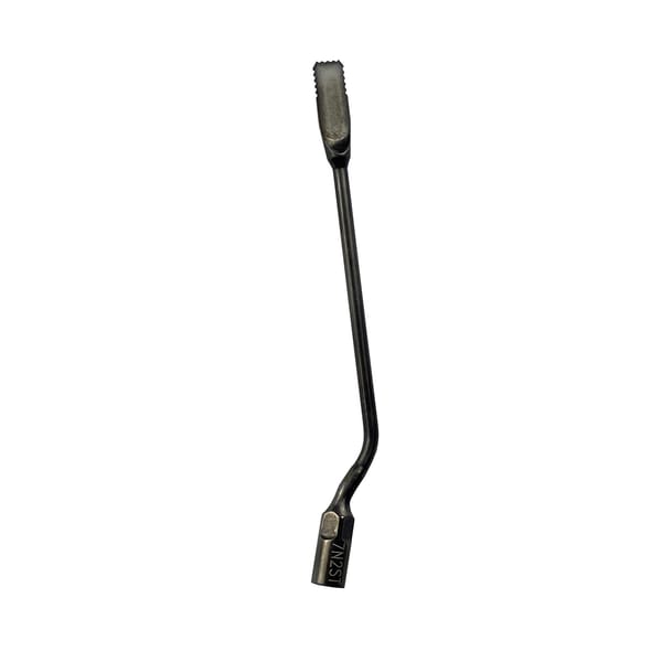 Sega lunga rettangolare dentata su tre lati