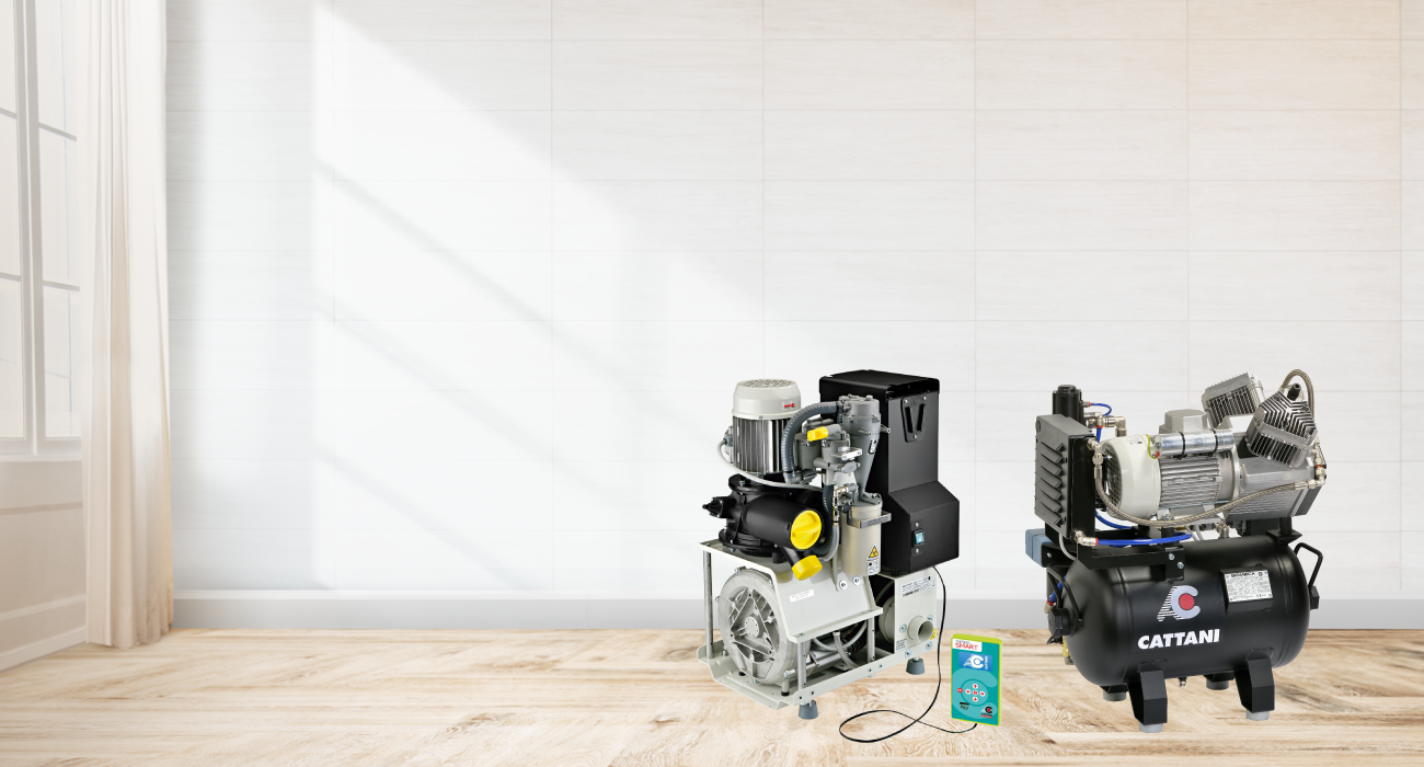 Cattani Turbo-Smart Cube Absaugung & Kompressor – F1 Dentalsysteme GmbH, Compressors & Suction Systems