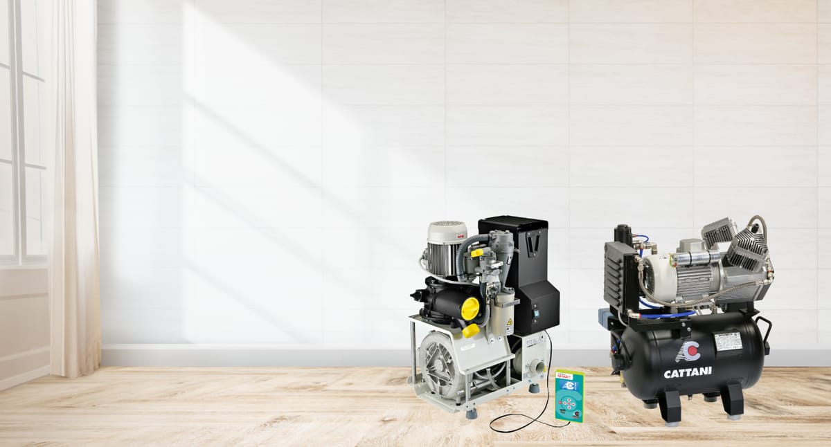 CATTANI Absaugung & Kompressor – F1 Dentalsysteme GmbH, Compressors + Suction