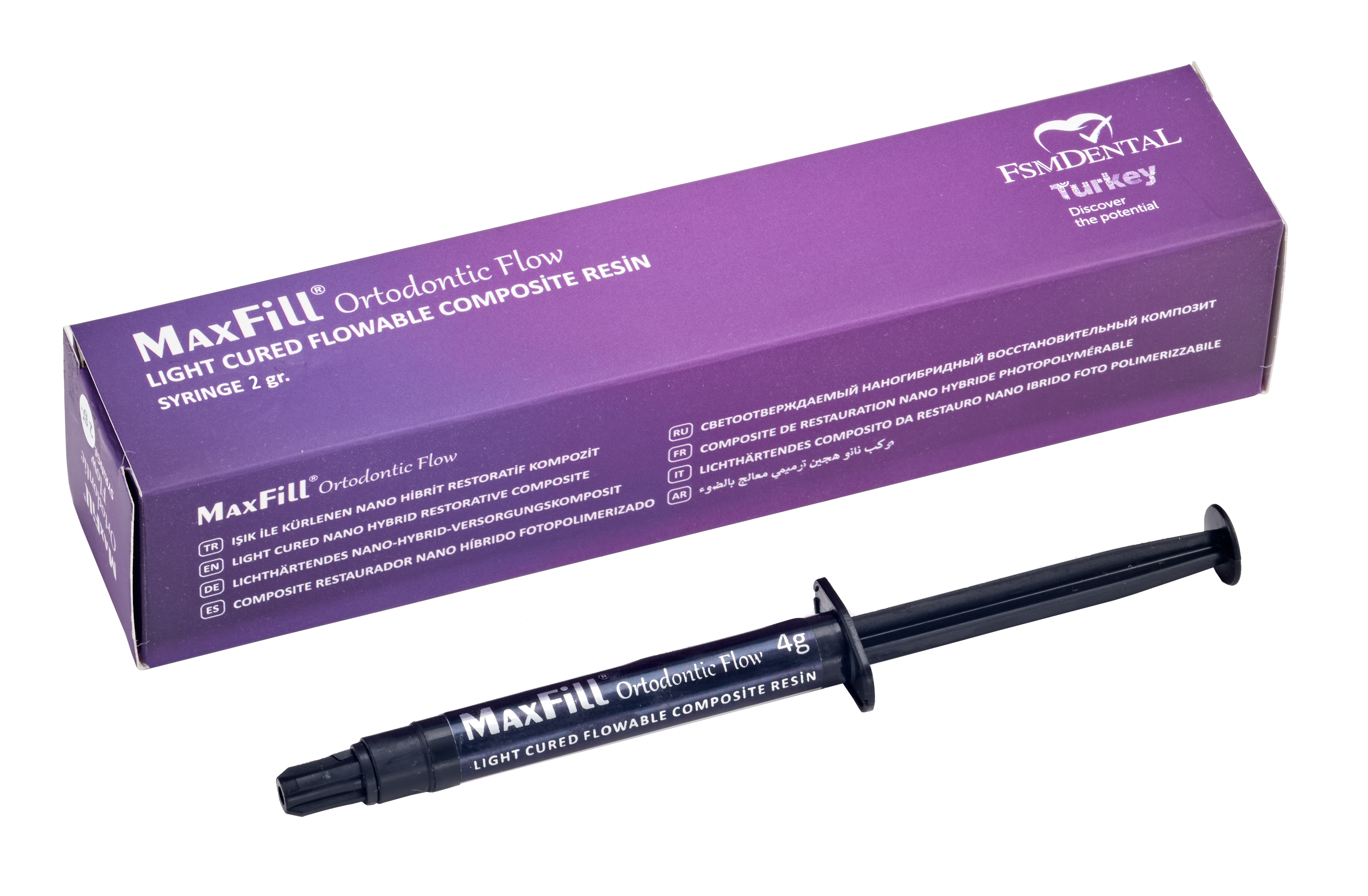 MAXFILL ORTHODONTIC FLOW – FSM Dental Medikal Mak. San. Tic. Ltd. Sti., Orthodontic Adhesives & Cements