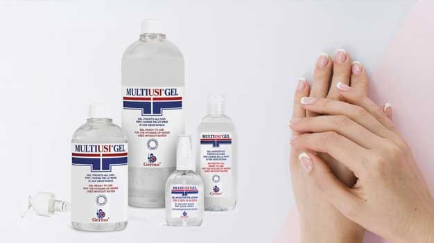 Multiusi Gel Disinfettante Mani – GERMO, Händedesinfektion