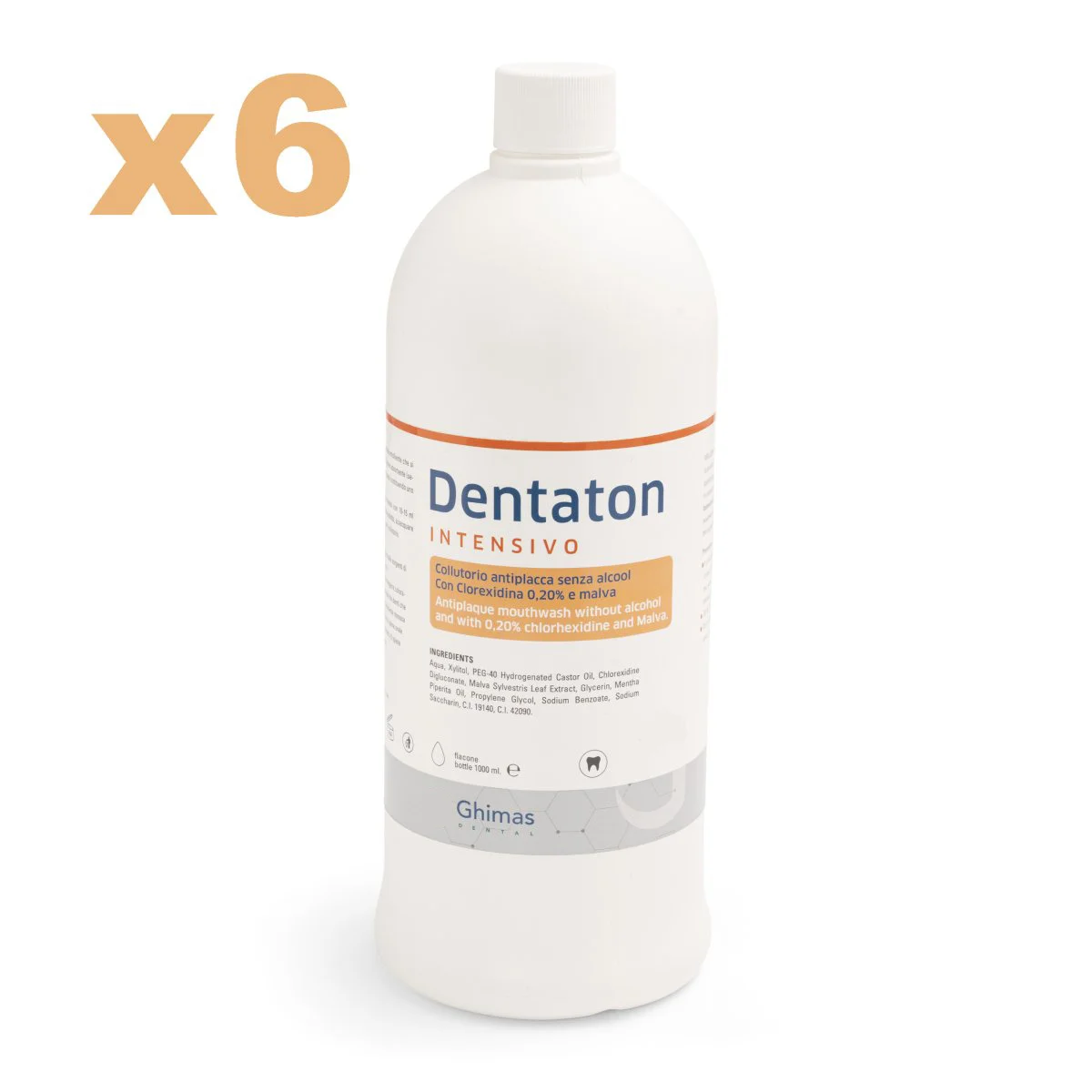 Dentaton Intensivo x 6 – Ghimas S.p.A., Chlorhexidine & Perio Rinses
