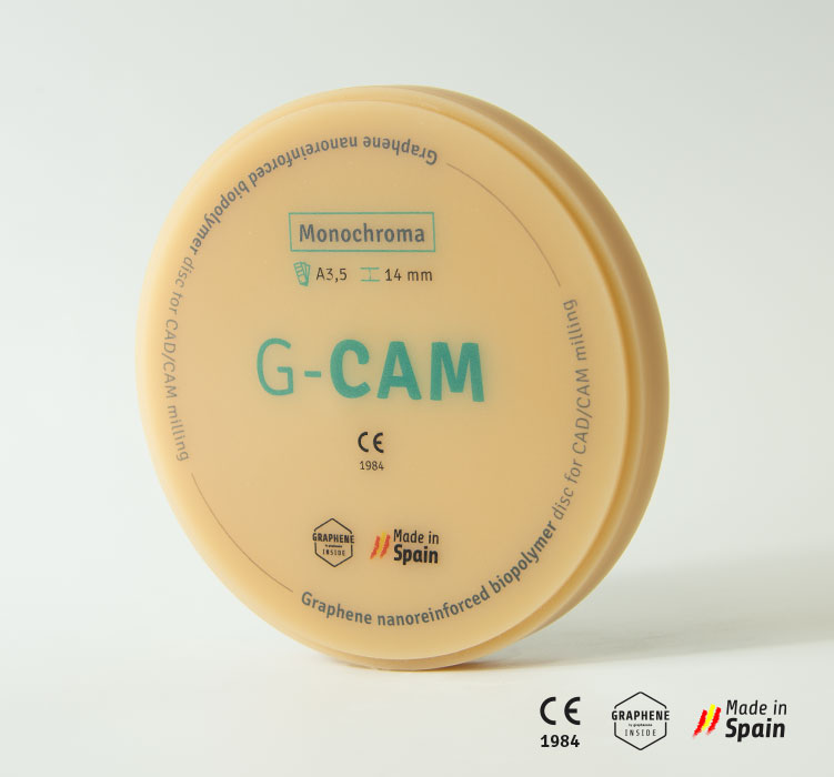 Disco G-CAM A3,5 – Graphenano Dental s.L., Milling Discs & Pucks