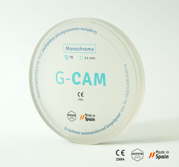 Disco G-CAM TRANSPA – Graphenano Dental s.L., Milling Discs & Pucks