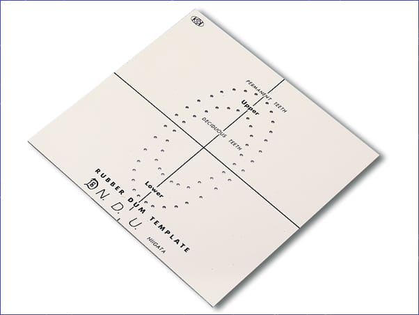 Fit Rubberdam Perforationsschablone – Hager & Werken, Kofferdam
