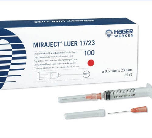 Miraject® Luer – Hager & Werken, Anästhetika zur Injektion