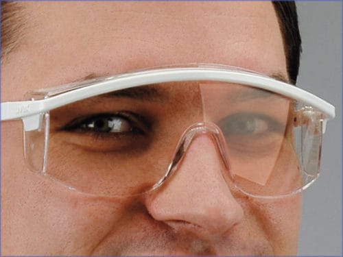 Hager iSpec Safety Fit blanc – Hager & Werken, Safety Glasses, Face Shields and Accessories