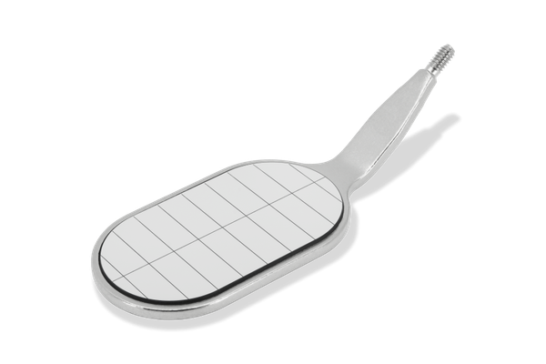 MEGA FS Rhodium MEGA Parallélomètre 22x37 mm