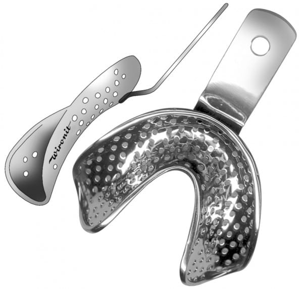HWL 358-08, Wiro-lock Abdrucklöffel – Karl Hammacher, Disposable Impression Trays