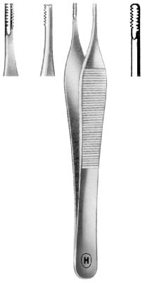 HSC 234-12, Haken-Pinzette – Karl Hammacher, Surgical Tweezers