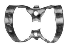 HSH 218-09, Kofferdam-Klammer – Karl Hammacher, Kofferdamklammern