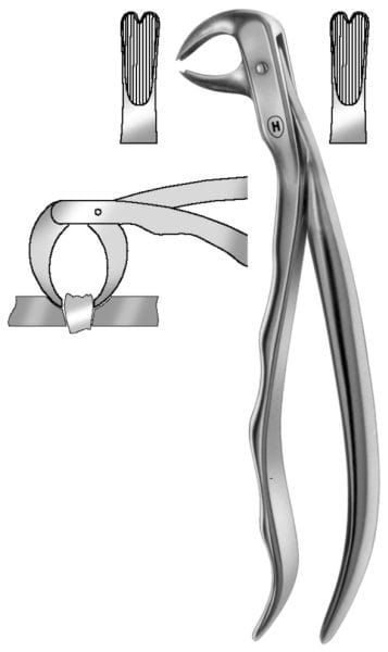 HSA 245-73, Spezial-Zahnzange – Karl Hammacher, Special Extraction Forceps
