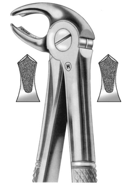HSA 056-22 D, Zahnzange – Karl Hammacher, Diamond-Coated Extraction Forceps