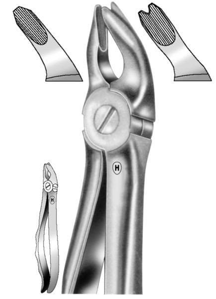 HSA 235-18, Spezial-Zahnzange – Karl Hammacher, Extraction Forceps Upper Jaw