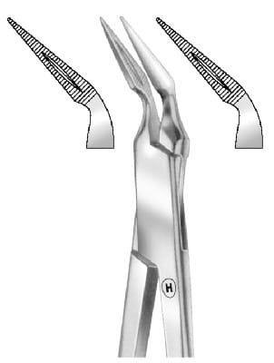 HSA 513-55, Zange für Wurzel- und Knochensplitter – Karl Hammacher, Special Extraction Forceps