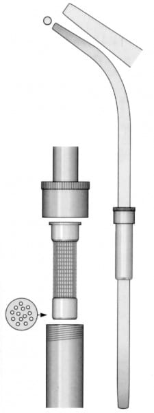 HSK 330-12, Absaugkanüle für Knochen – Karl Hammacher, System-Independent Instruments and Accessories