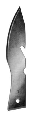 HSB 929-07, Skalpellklingen