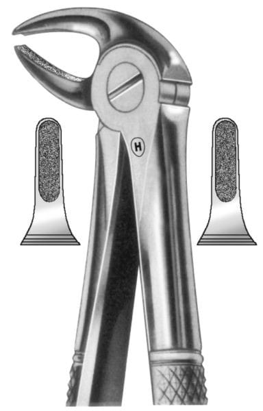 HSA 052-13 D, Zahnzange – Karl Hammacher, Diamond-Coated Extraction Forceps