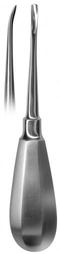 HSA 607-13 Wurzelheber, 4 mm, OK, gebogen