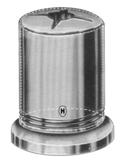 HSM 051-00, Watteabfallbehälter – Karl Hammacher, Abfallbehälter