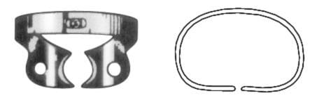 HSH 212-10, Kofferdam-Klammer – Karl Hammacher, Kofferdamklammern