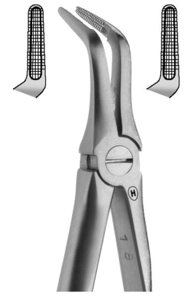 HSA 204-46, Zahnzange – Karl Hammacher, Extraction Forceps Lower Jaw