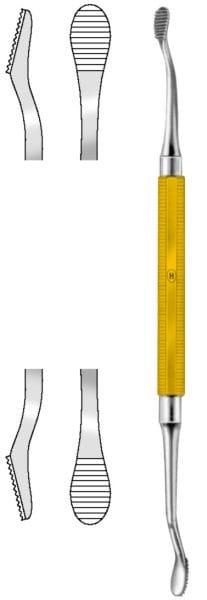 HSK 091-01, Knochenfeile – Karl Hammacher, Knochenfräser - Bohrer Stahl