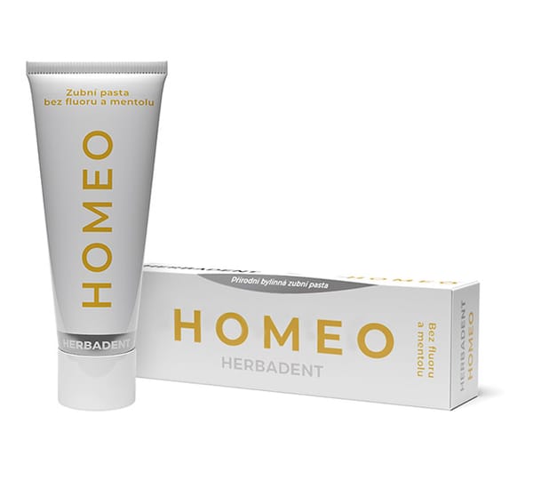 HERBADENT HOMEO Prírodná bylinná zubná pasta 75 g