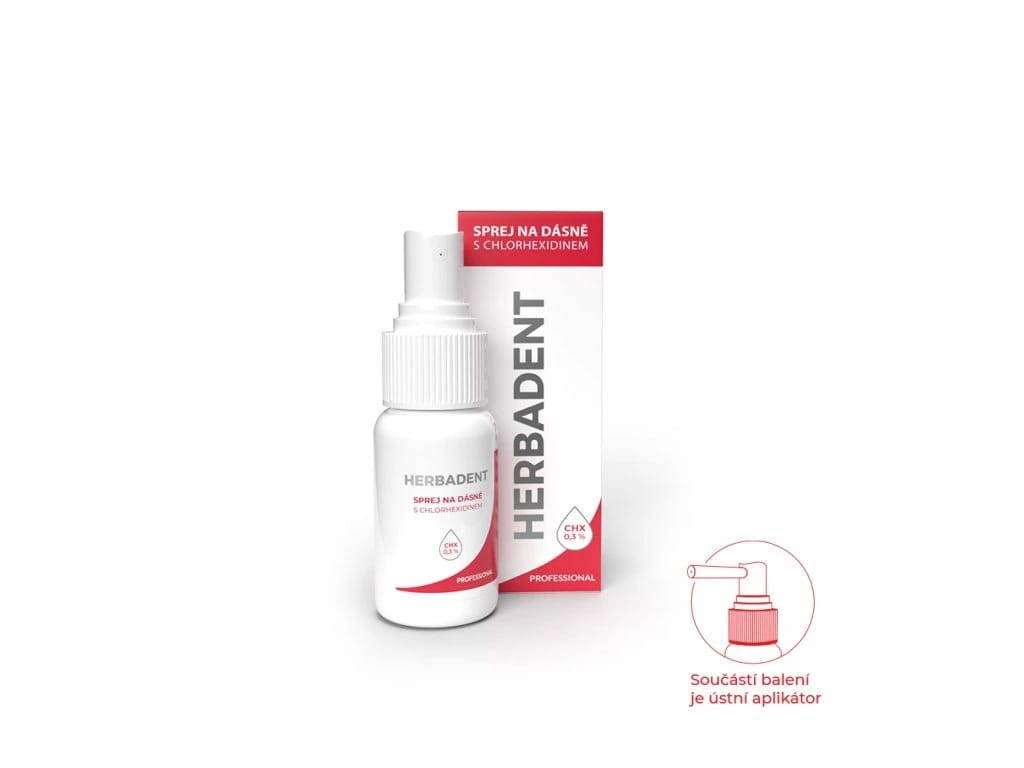 HERBADENT PROFESSIONAL Zahnfleischspray mit Chlorhexidin 25 ml – HERBADENT, Mouth Rinse Solutions