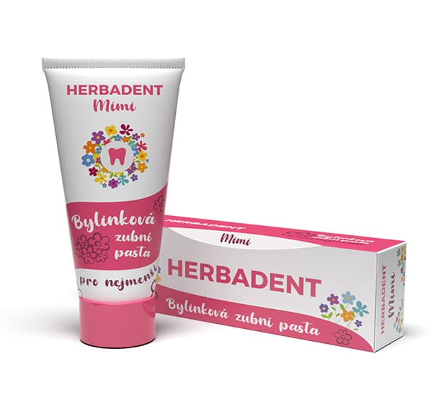HERBADENT MIMI Bylinková zubní pasta pro nejmenší 50 g – HERBADENT, Toothpaste