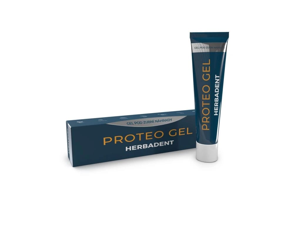 HERBADENT PROTEO GEL, Gel for Denture Wearers, 40 g – HERBADENT, Prothesenkunststoffe