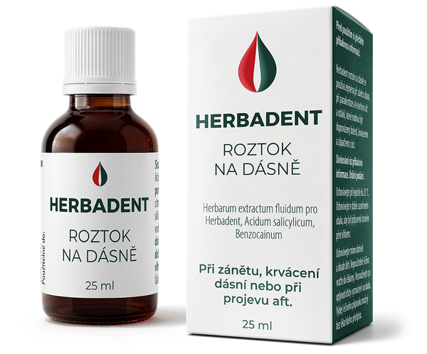 HERBADENT roztok na dásně