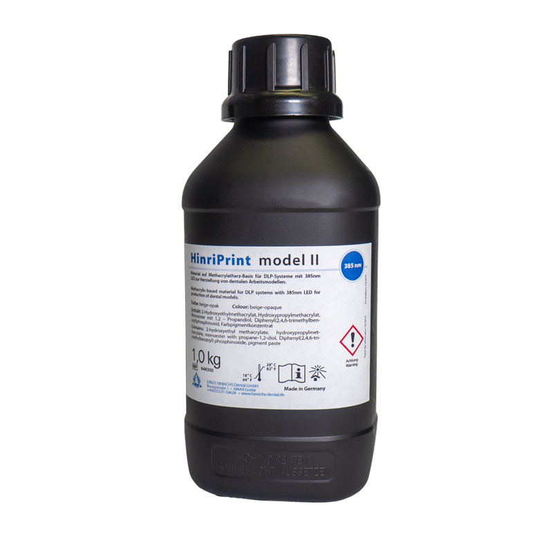 HinriPrint model II, beige – ERNST HINRICHS Dental, 3D Printing Resins