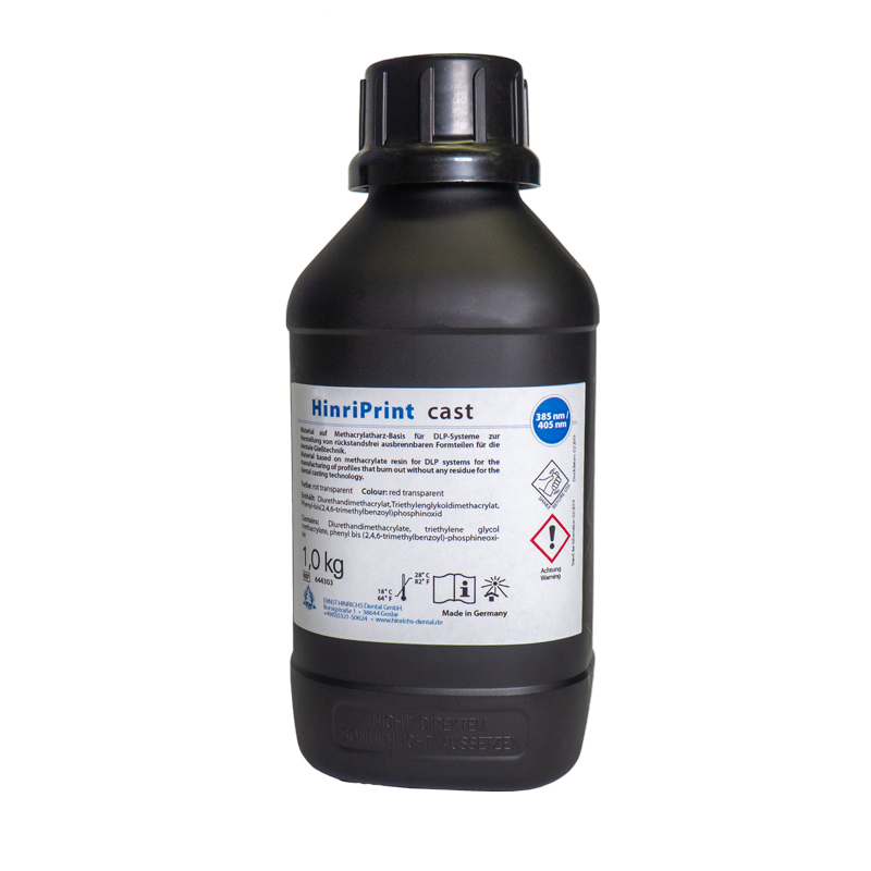 HinriPrint cast – ERNST HINRICHS Dental, 3D Printing Resins