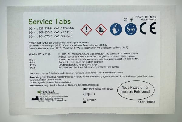 Service Tabs (30 Stück)